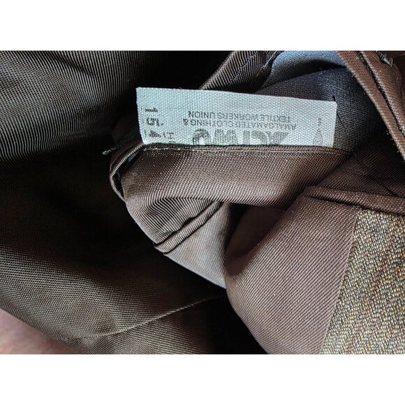 Strathmore Mens Wool Brown Blazer Suit Jacket 100% Pure Wool 2-Button Style 42 - Picture 7 of 10